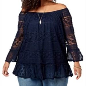 Style & Co Versatile Lace Blouse